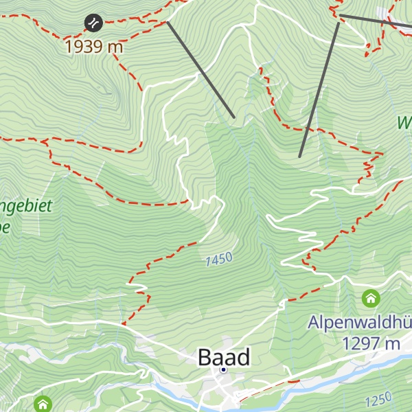 Map of Untere Lüchle Alp