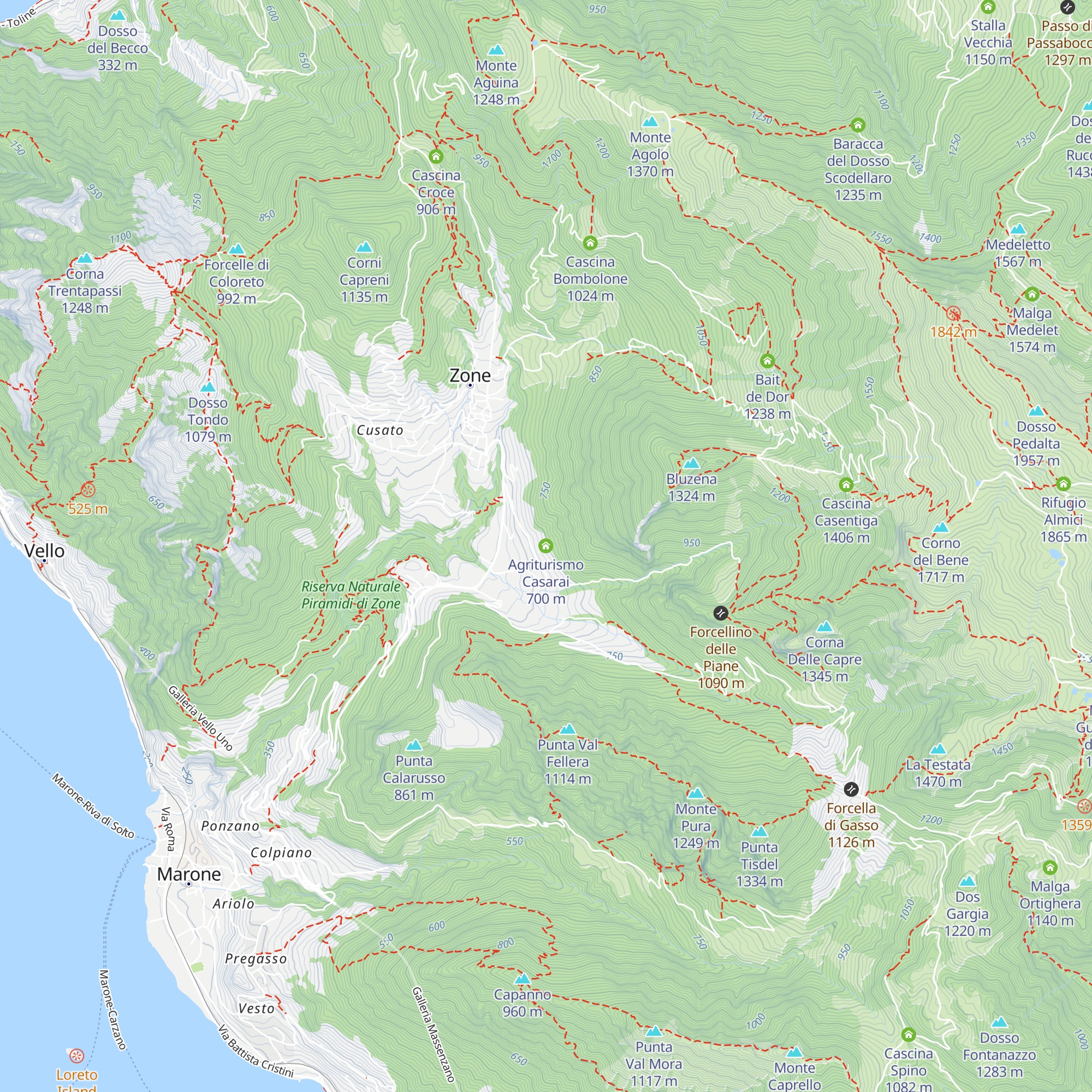Agriturismo Casarai map