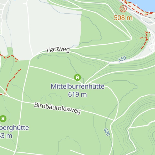 Map of Mittelburrenhütte