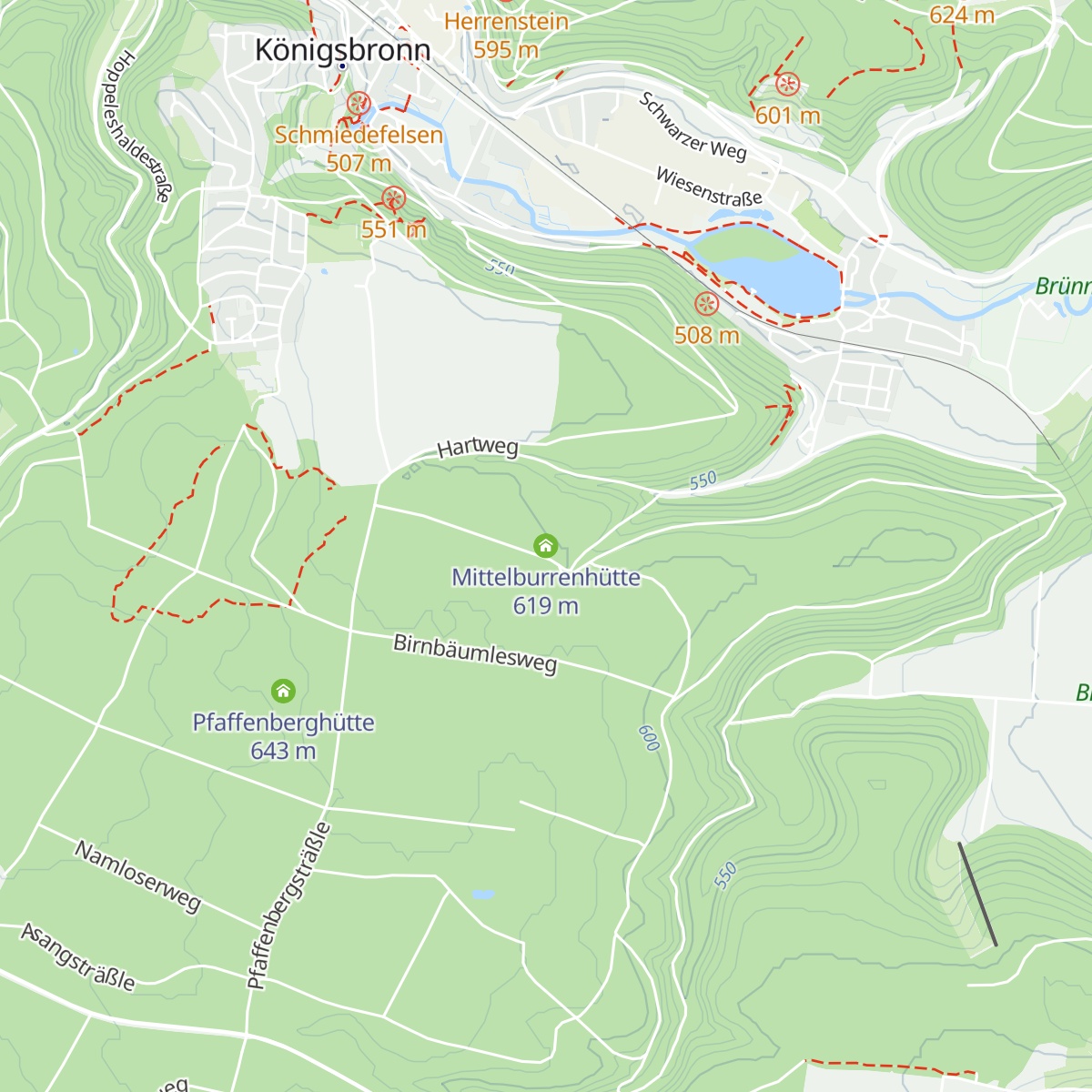 Mittelburrenhütte map