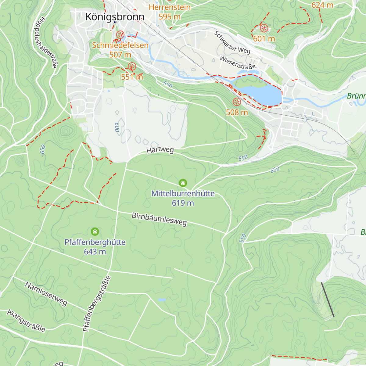 Mittelburrenhütte map