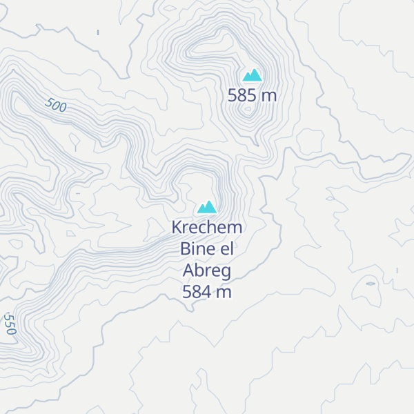 Map of Krechem Bine el Abreg