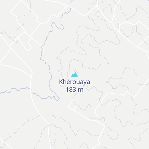 Map of Kherouaya