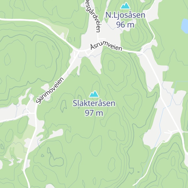 Map of Slakteråsen