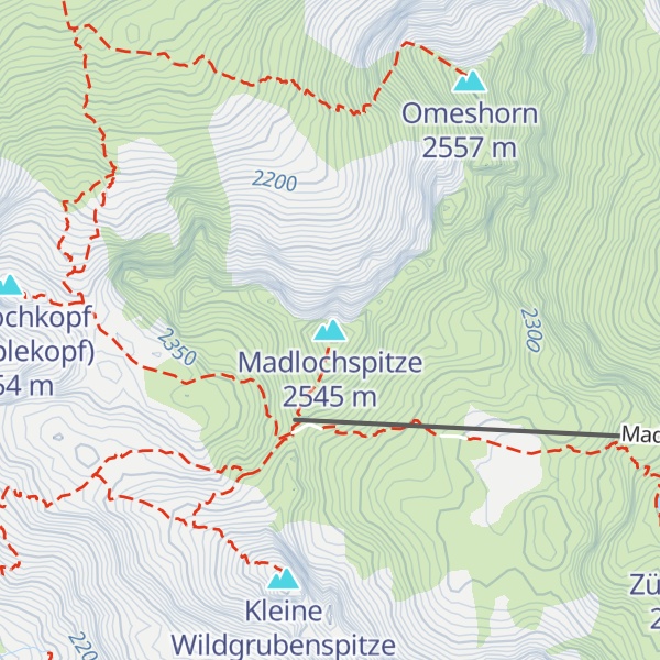 Map of Madlochspitze
