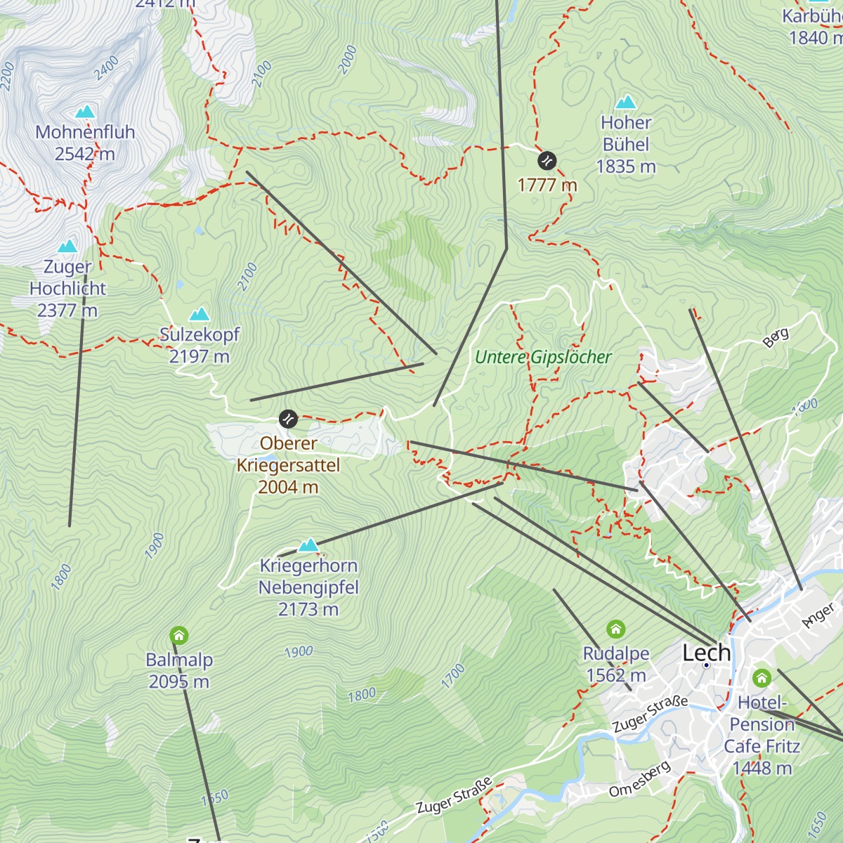 Der Wolf map