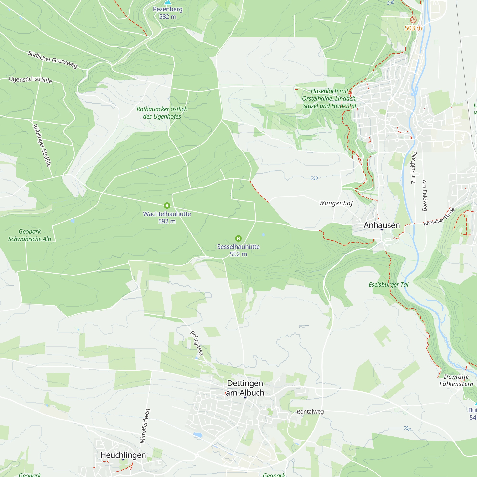 Sesselhauhütte map