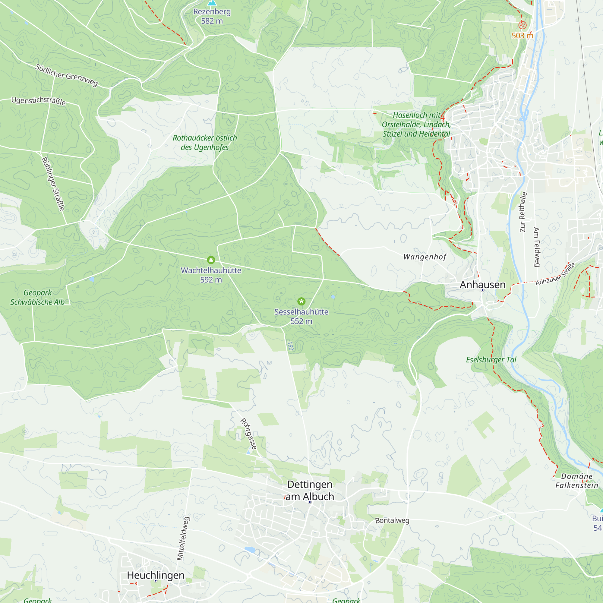 Sesselhauhütte map