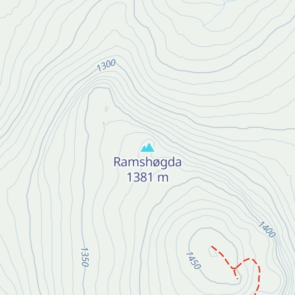 Map of Ramshøgda