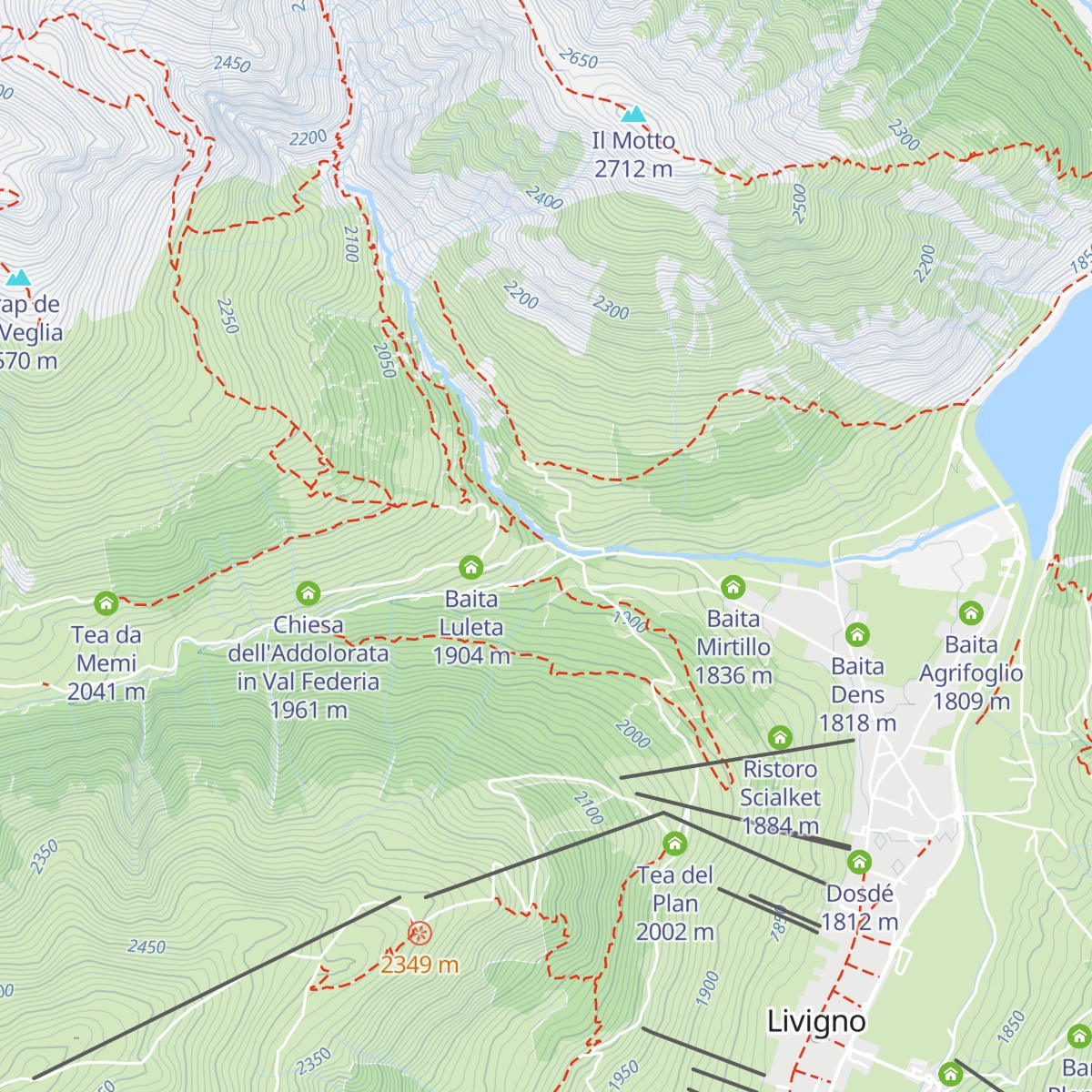 La Calcheira map