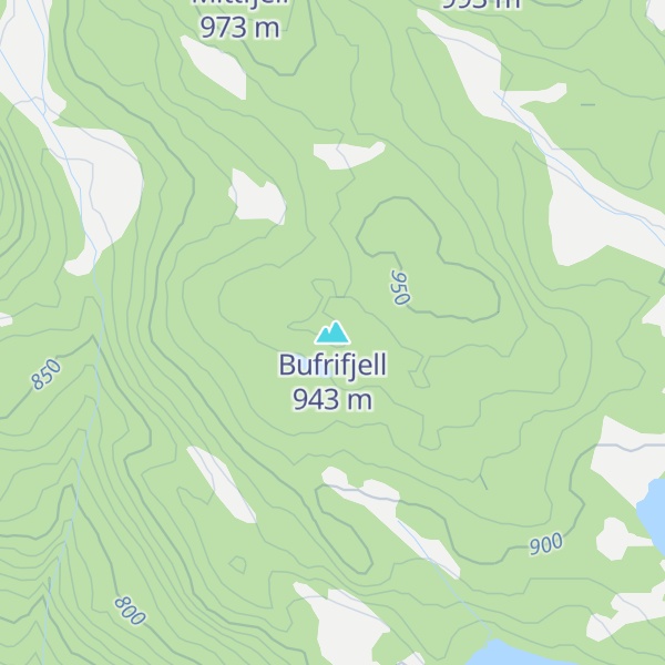Map of Bufrifjell