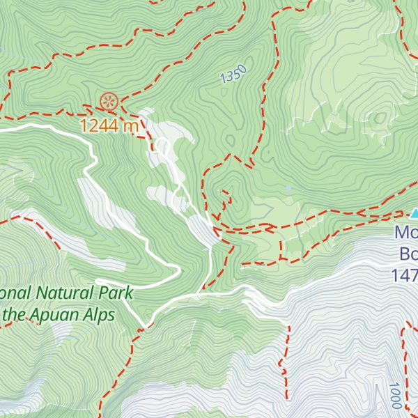 Map of Rifugio Carrara