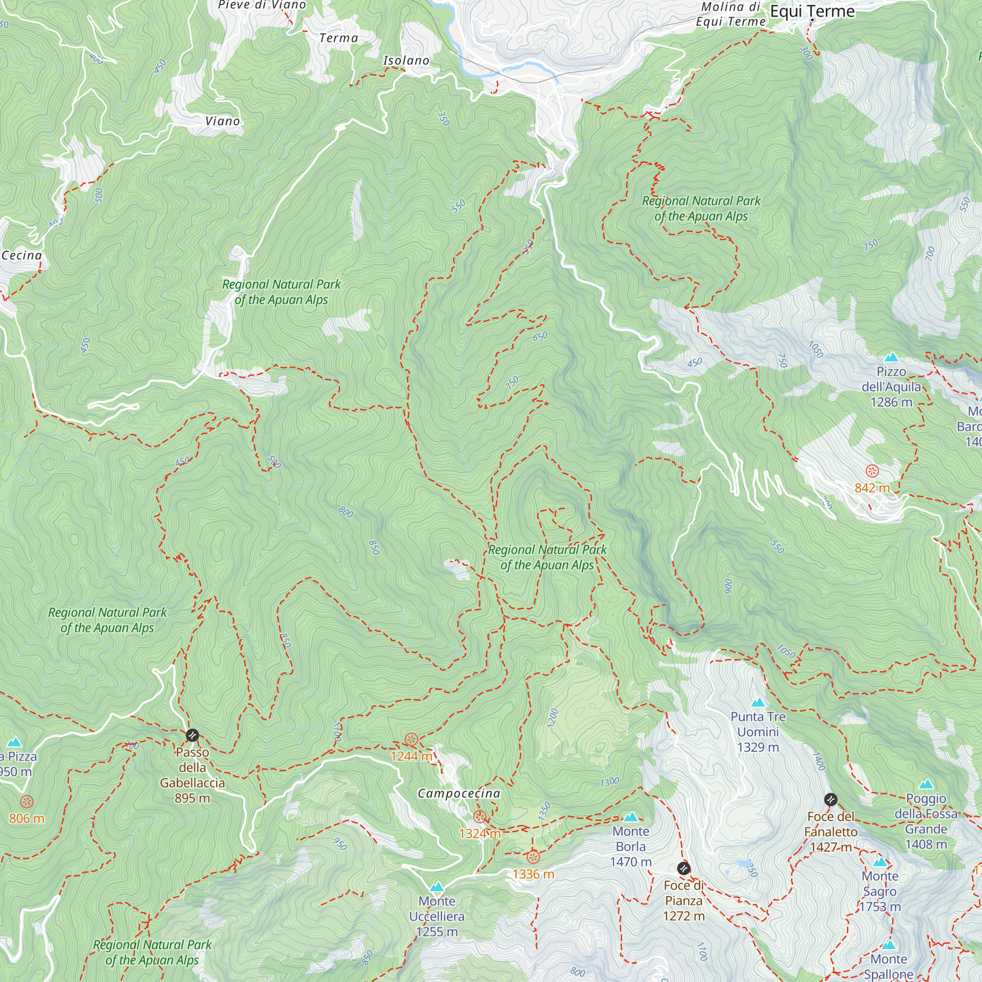 Capanna map