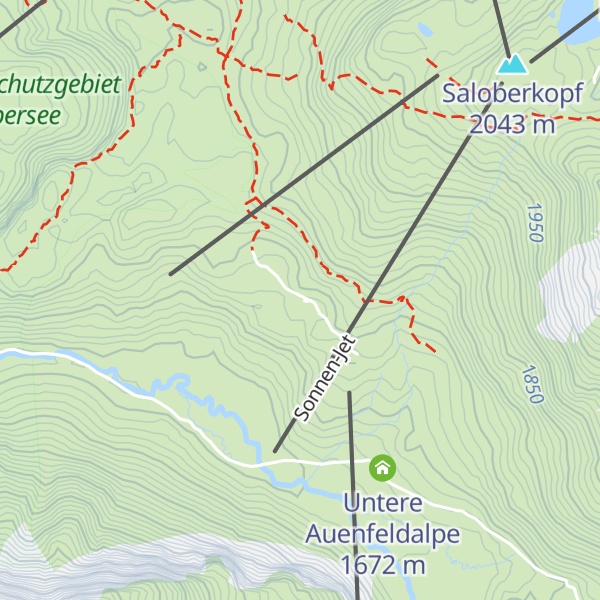 Map of Auenfelder Hütte