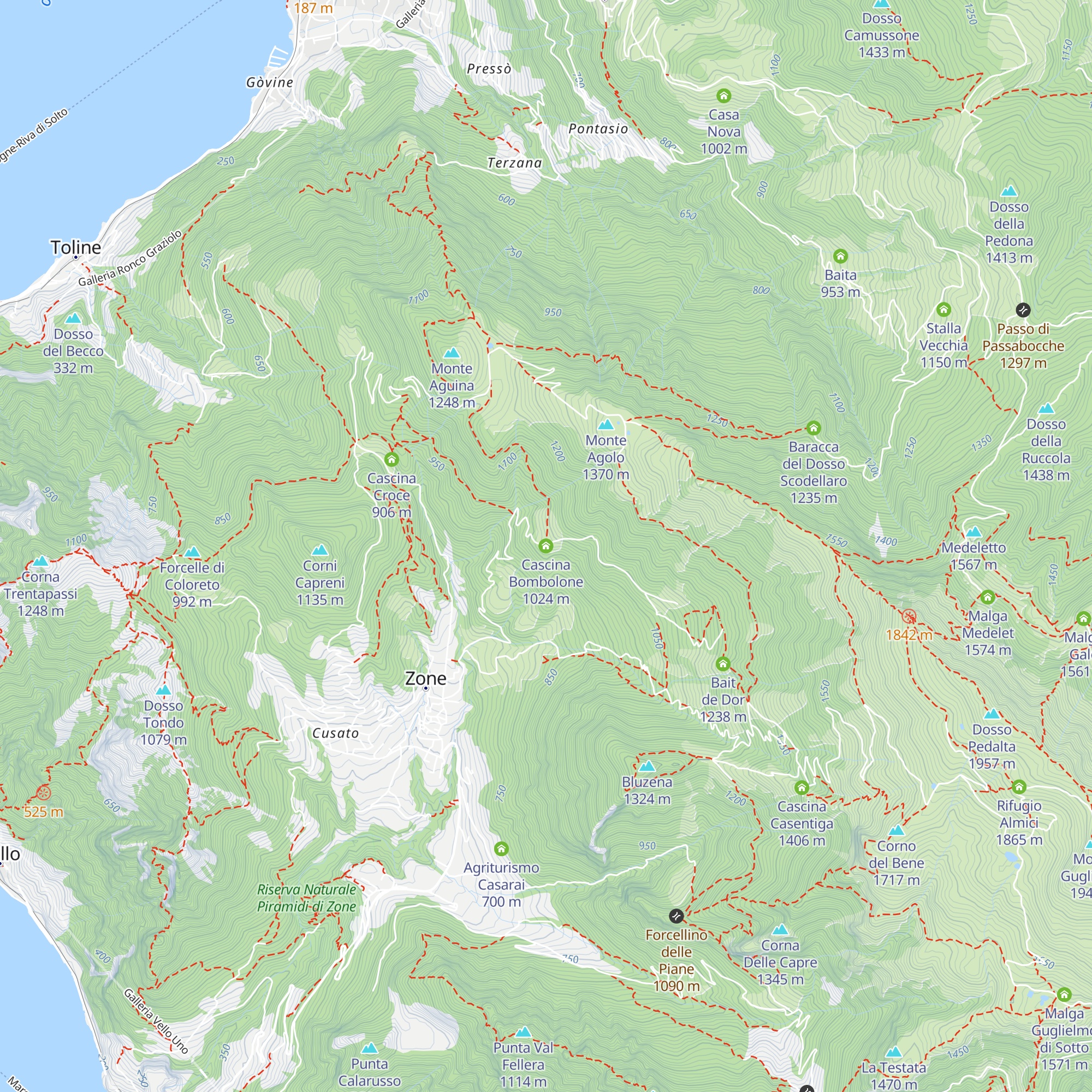 Cascina Bombolone map