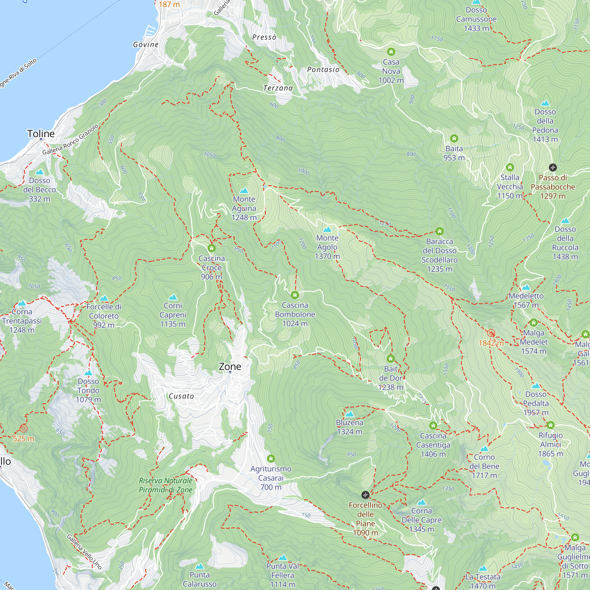 Cascina Bombolone map