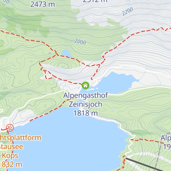 Map of Alpengasthof Zeinisjoch