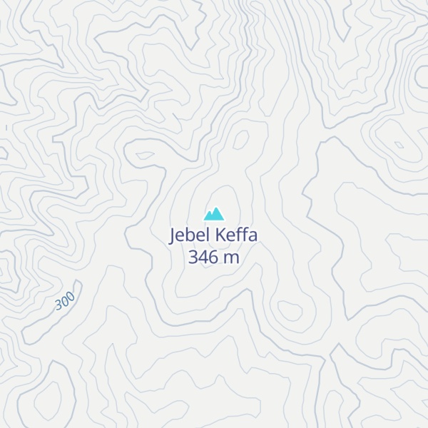 Map of Jebel Keffa