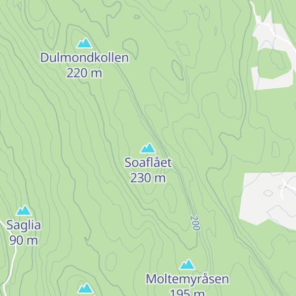 Map of Soaflået