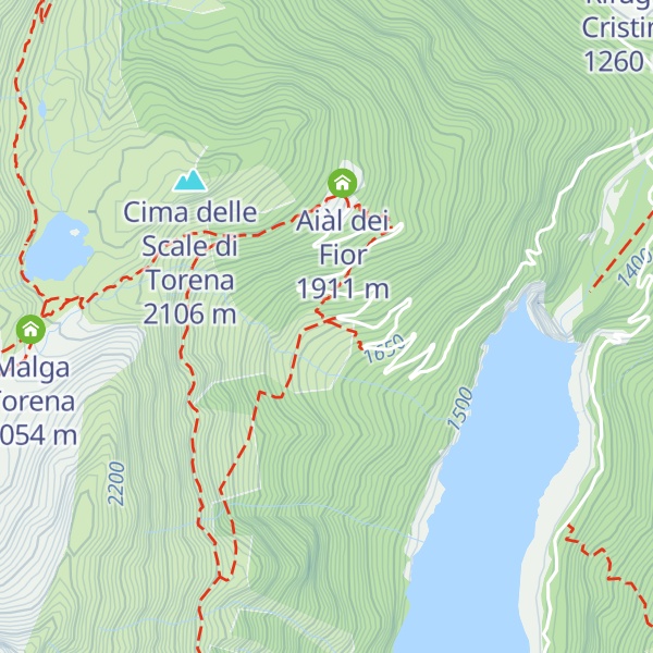 Map of Malga Fraitina