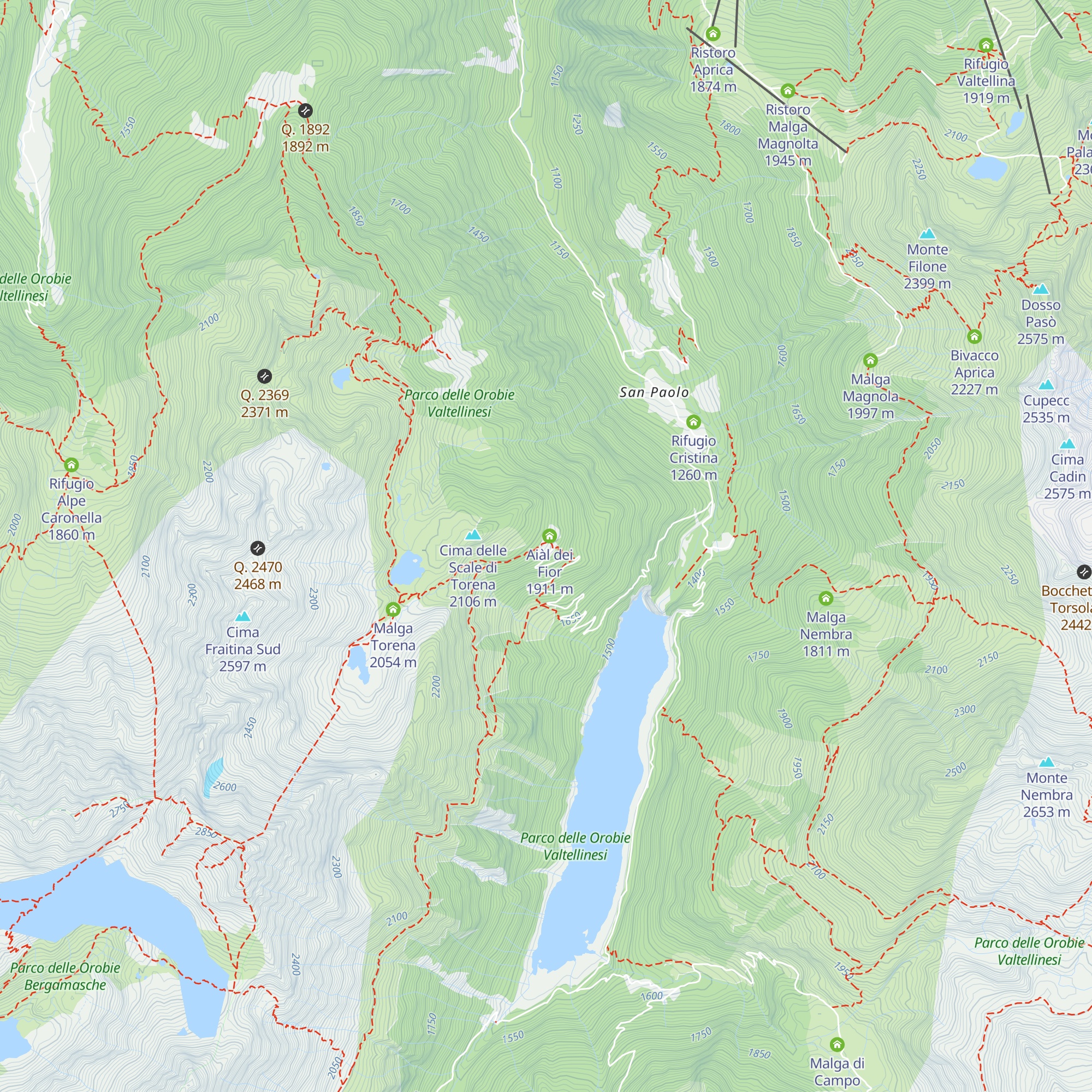 Aiàl dei Fior map