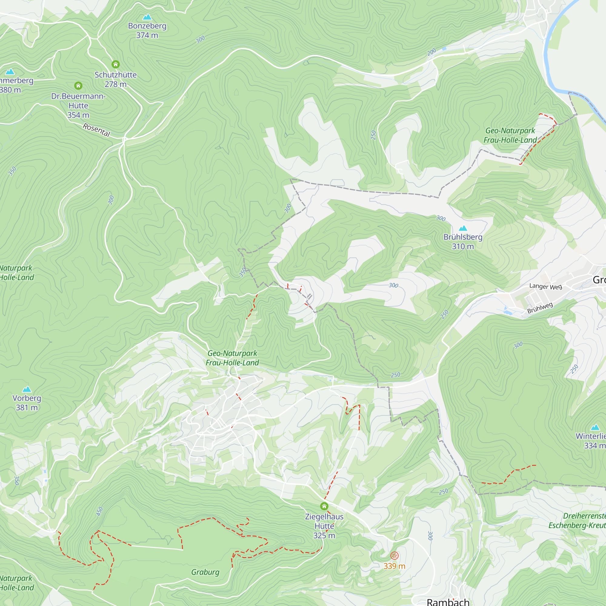 Wiehlebenhütte map
