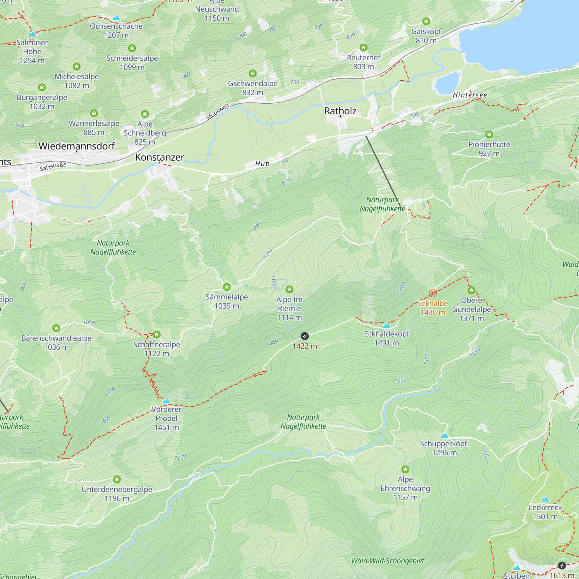 Alpe Im Riemle map