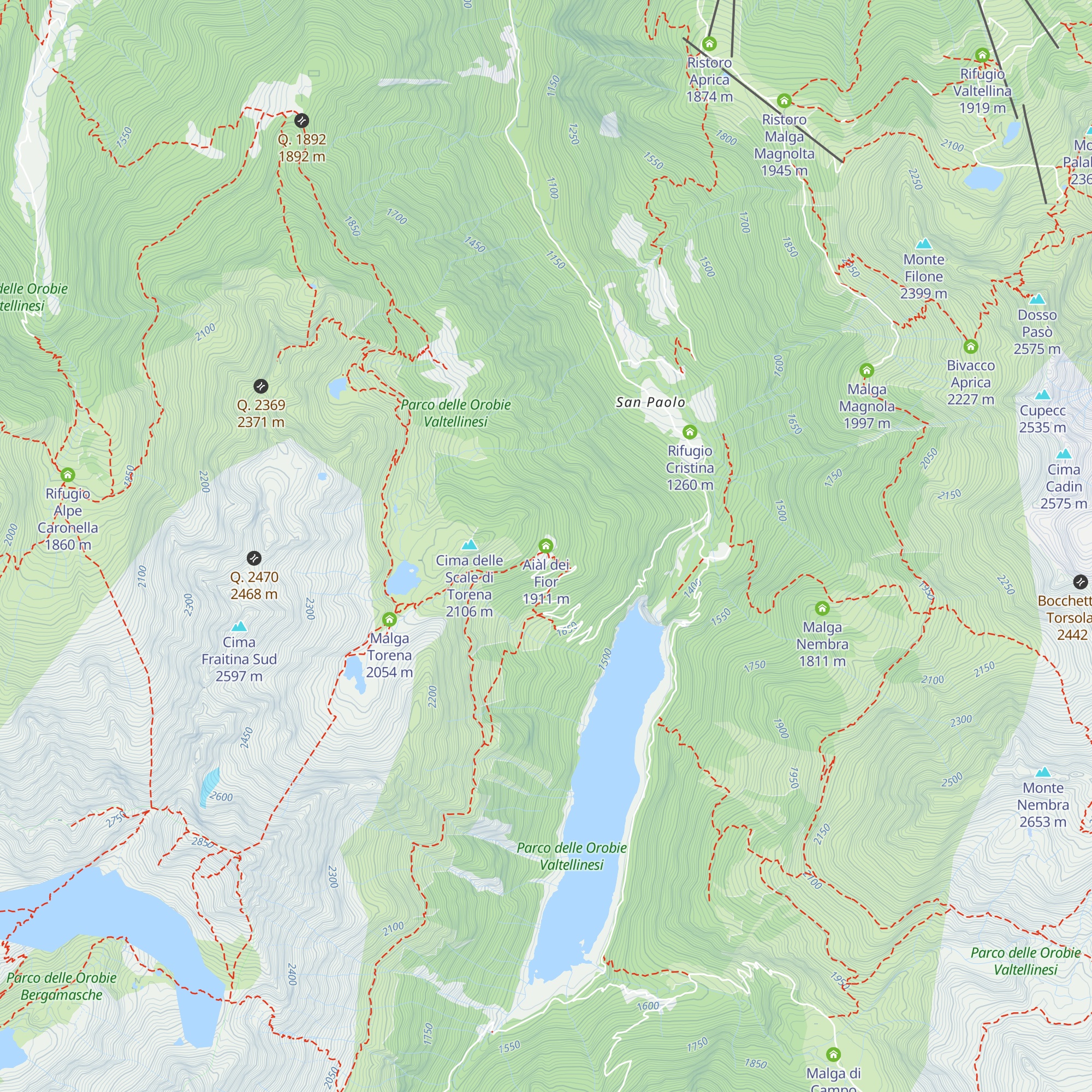 Aiàl dei Fior map