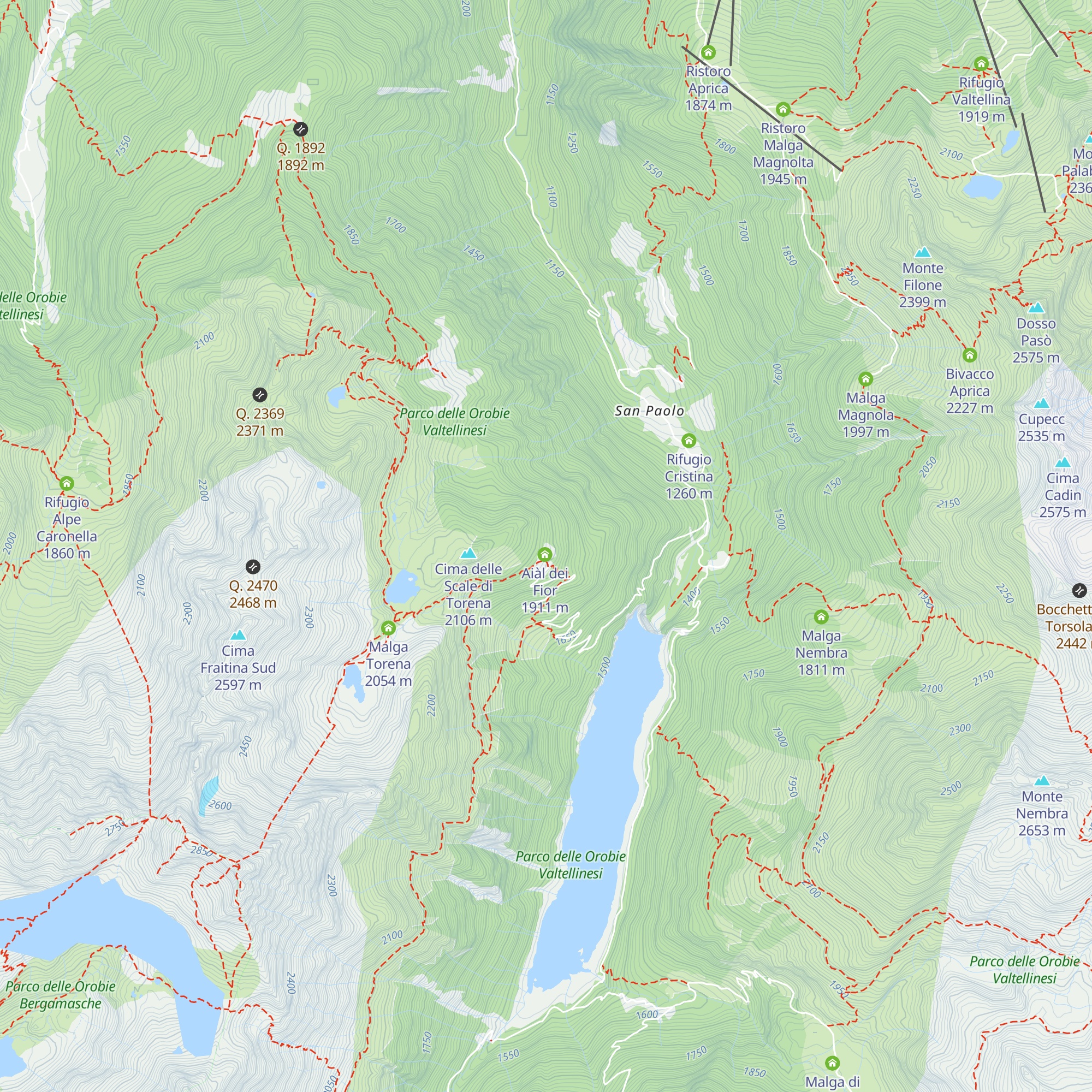 Casina di Caccia map