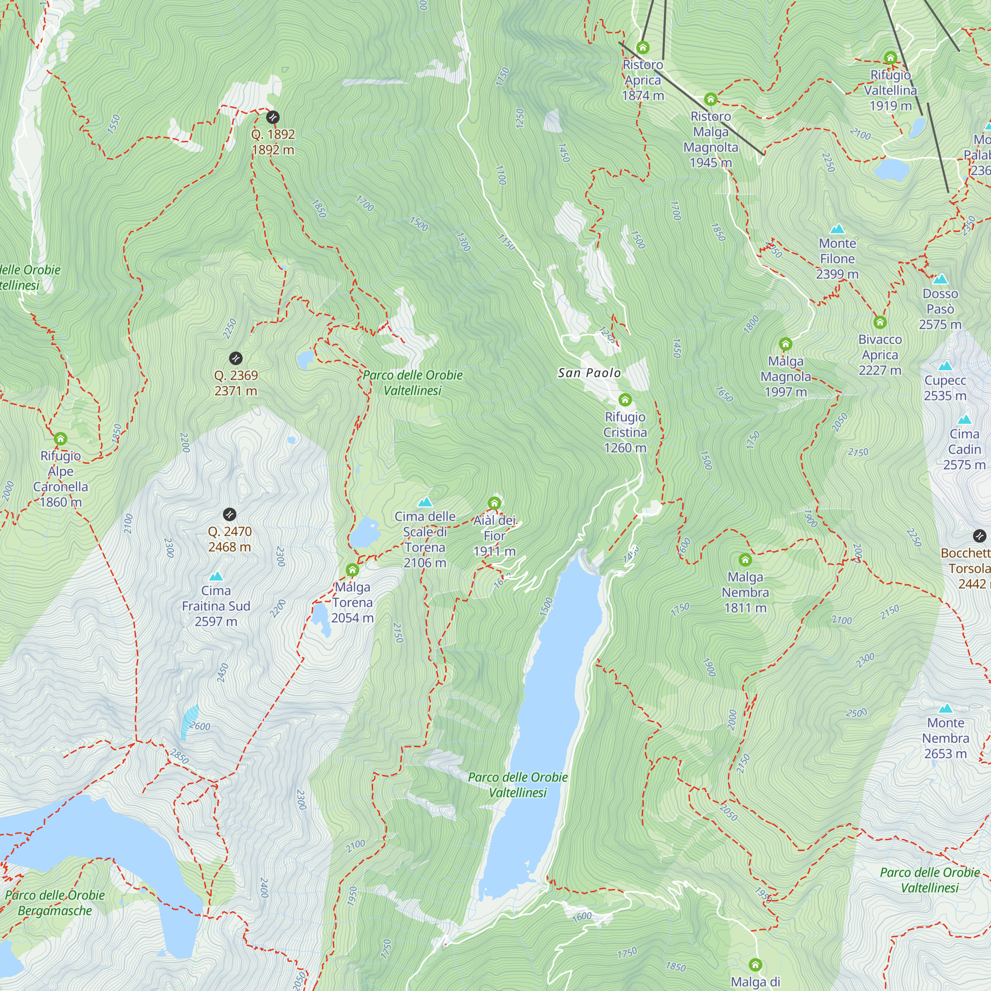 Casina di Caccia map