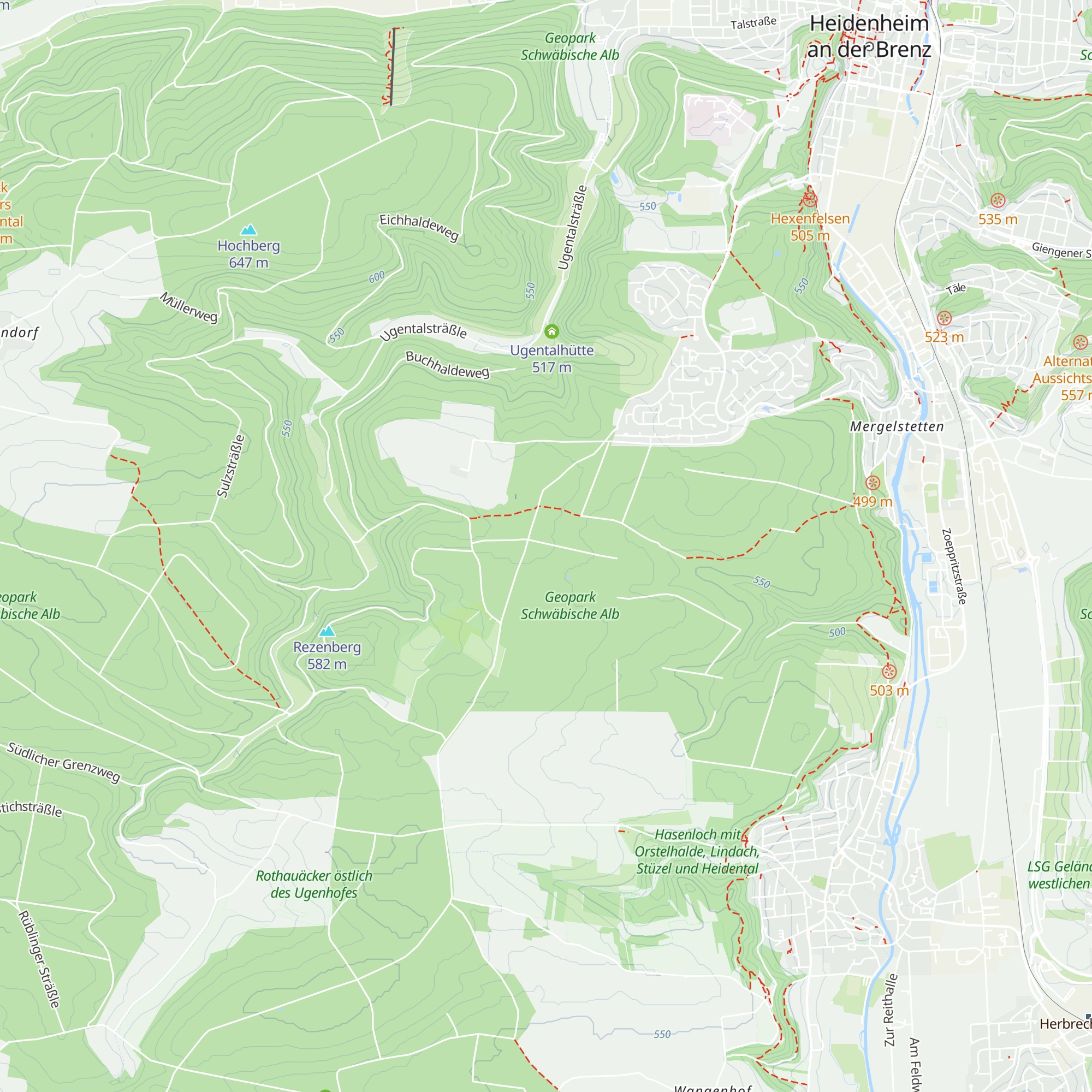 Scheiterhauhütte map