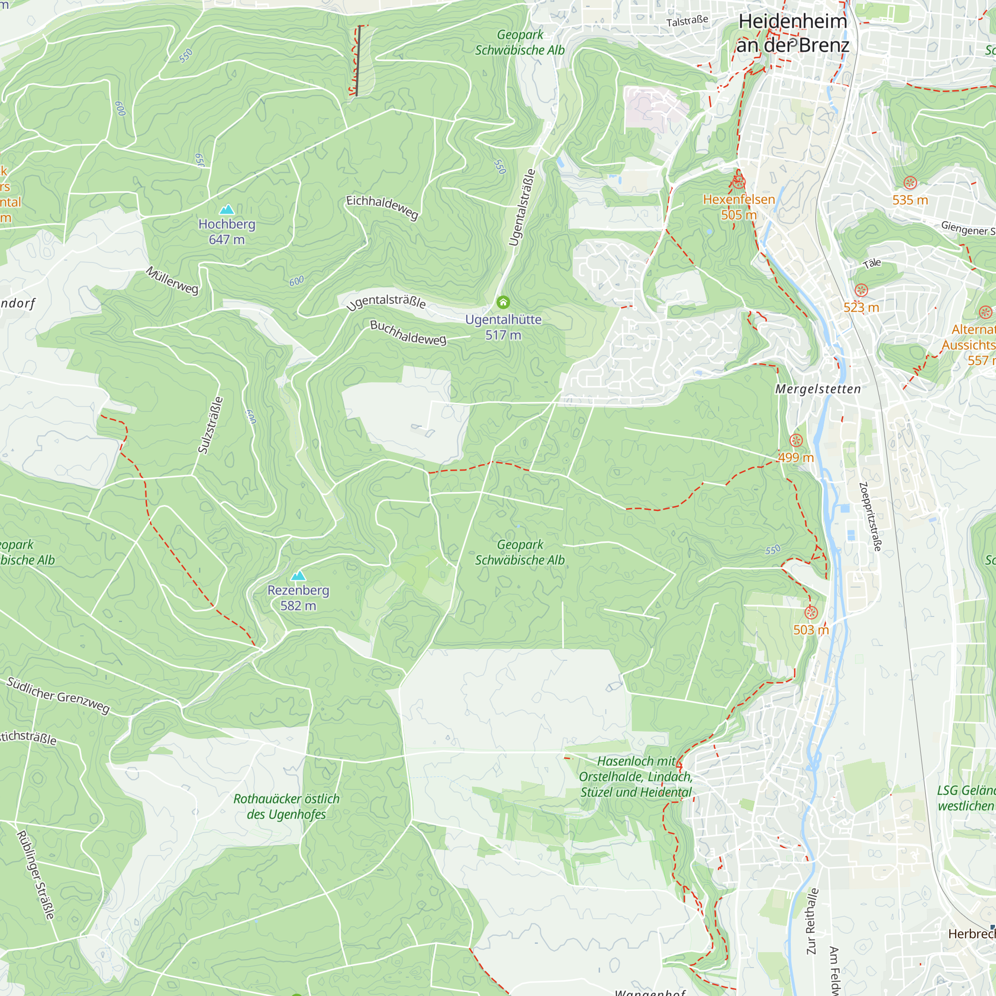 Scheiterhauhütte map