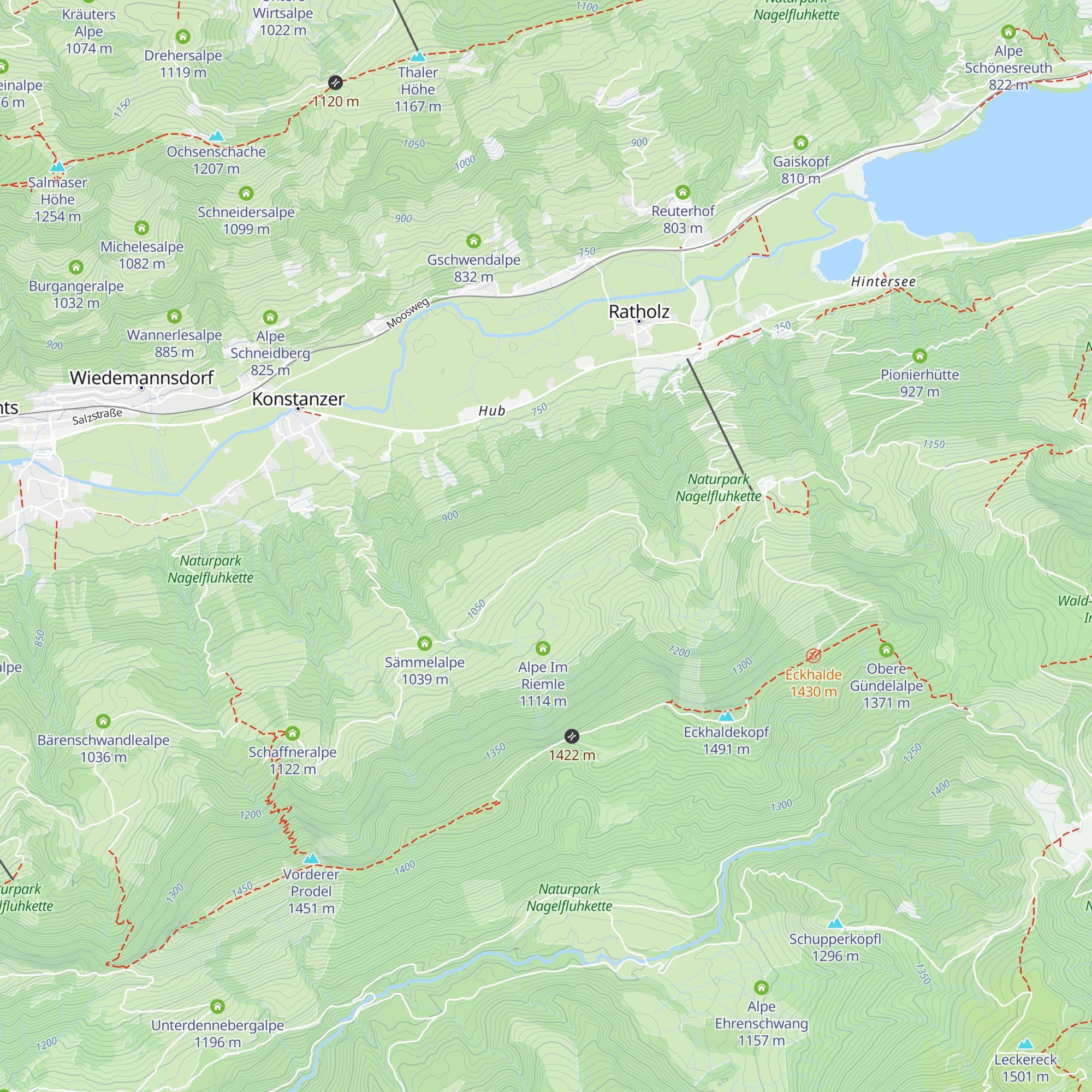 Schwingundalpe map