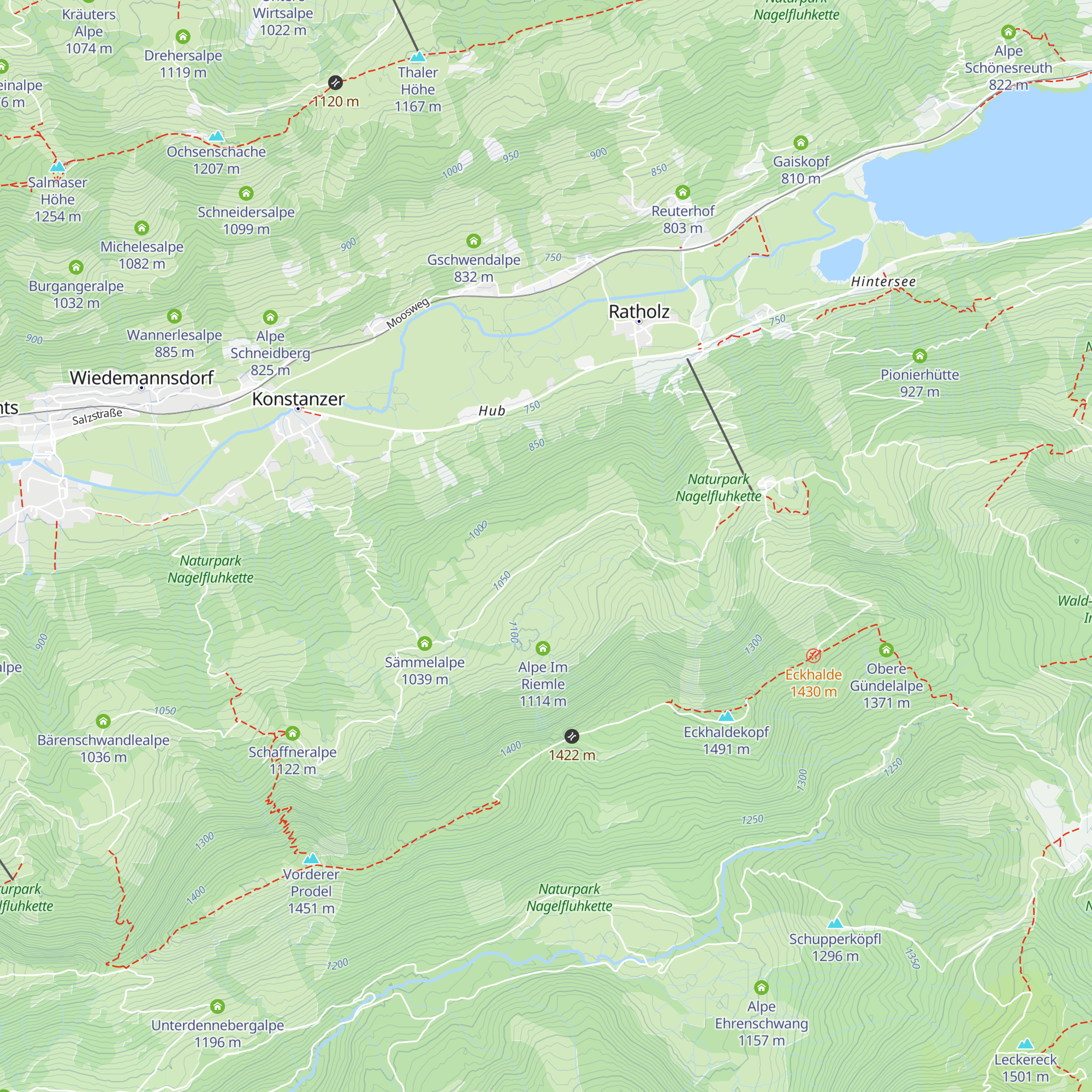Schwingundalpe map