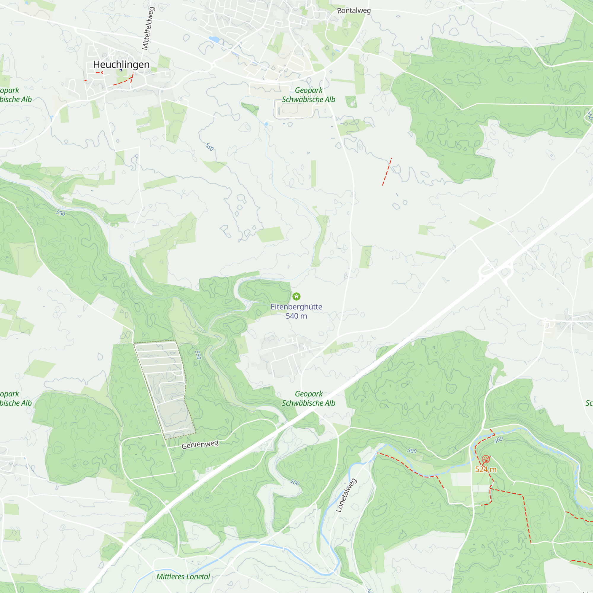 Eitenberghütte map