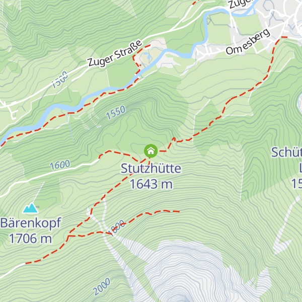 Map of Stutzhütte