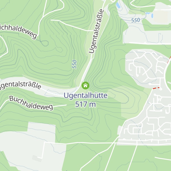Map of Ugentalhütte
