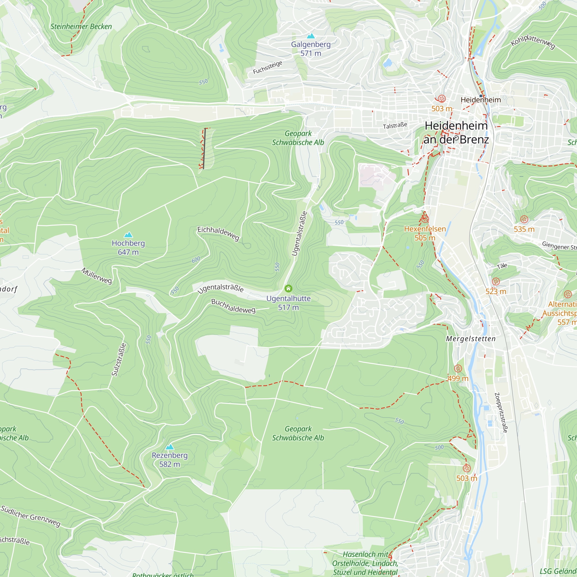Ugentalhütte map