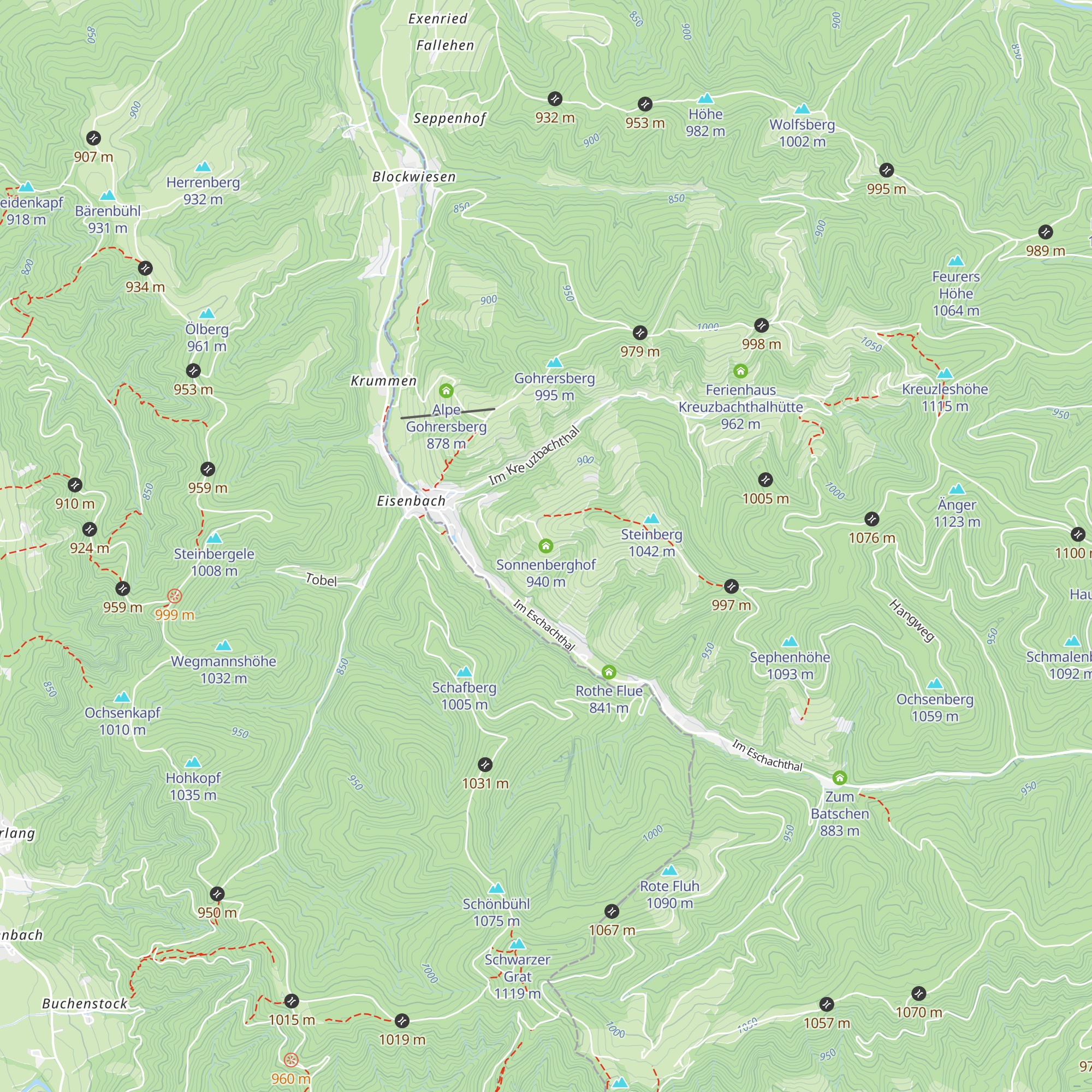 Sonnenberghof map