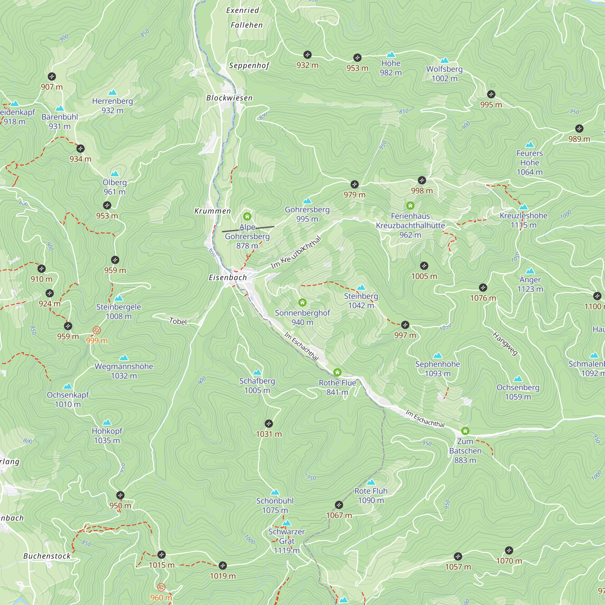 Sonnenberghof map