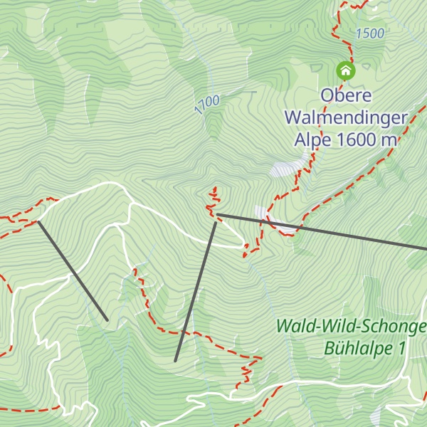 Map of Gipfelrestaurant Walmendingerhorn