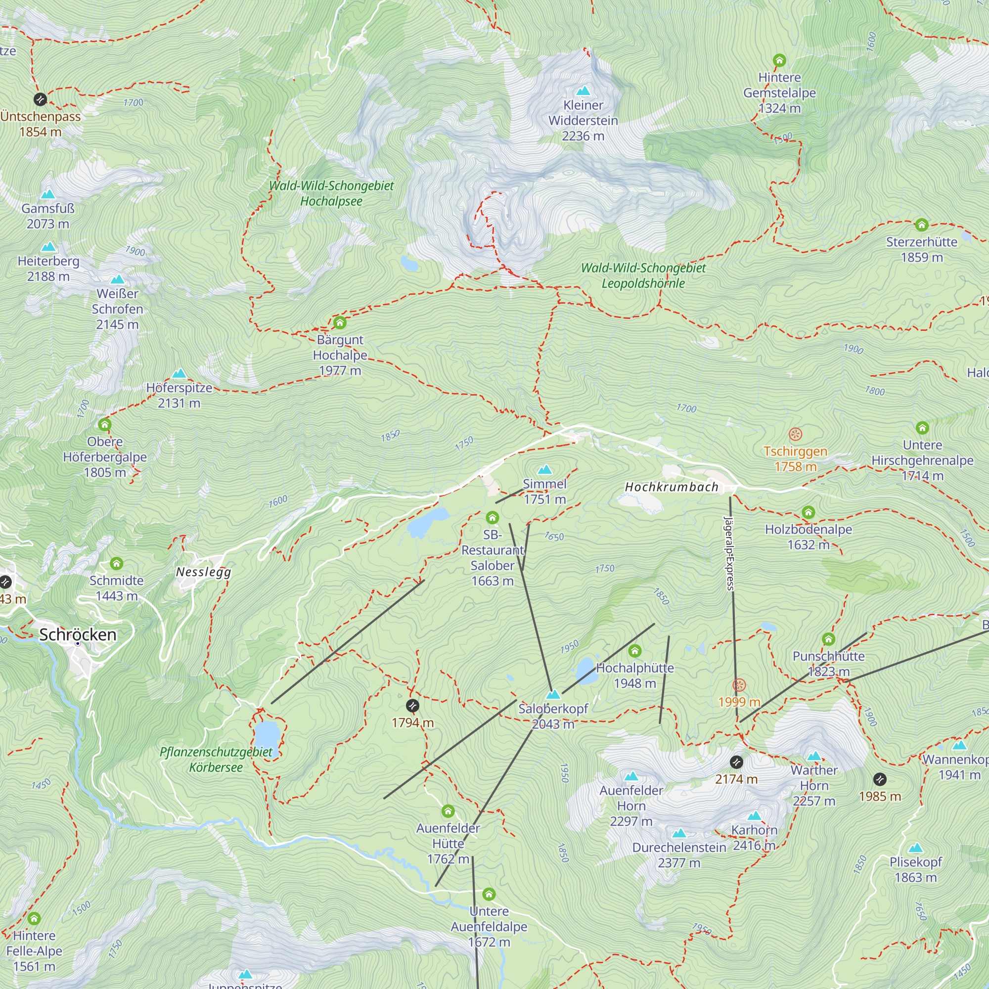 Alpekörb map