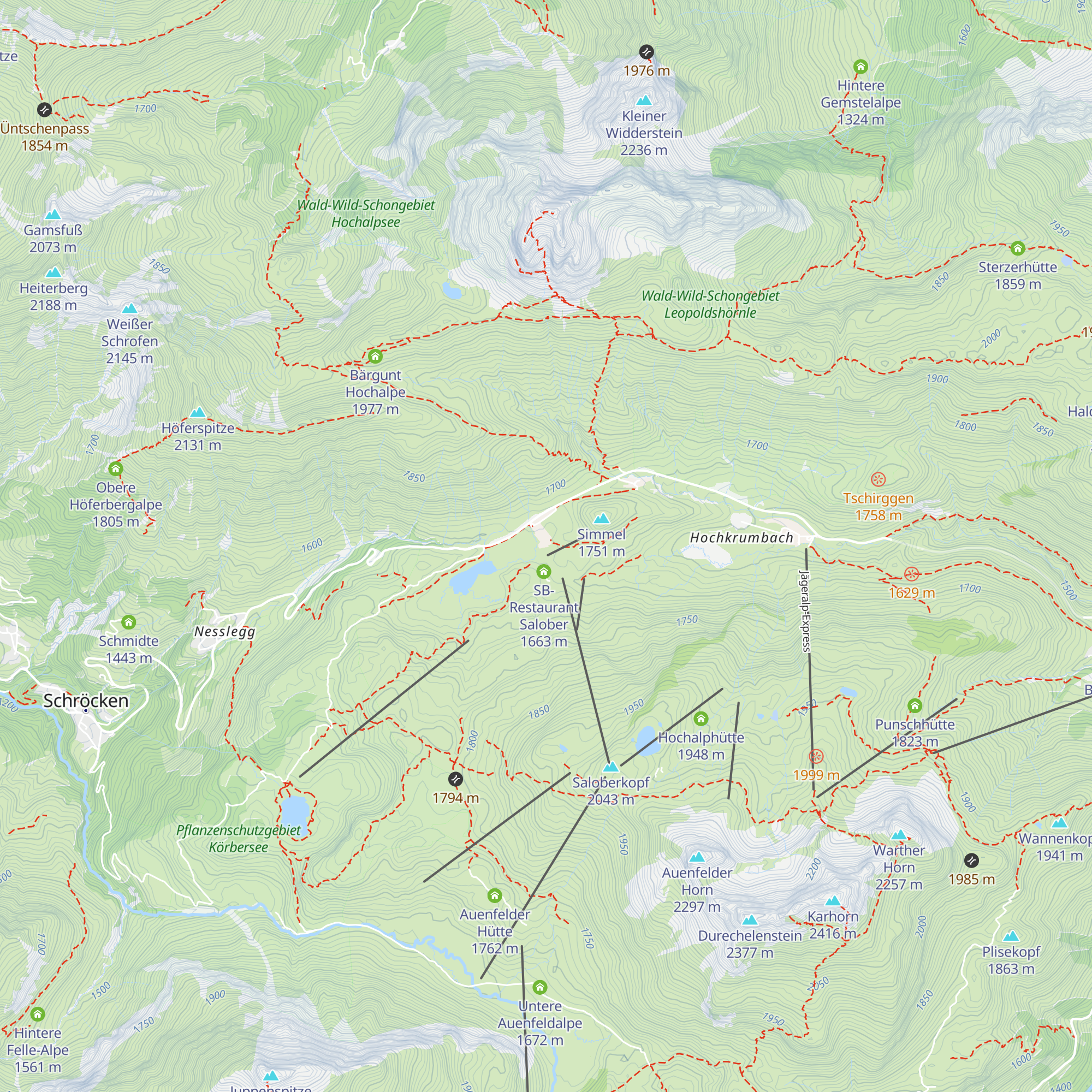 Alpekörb map