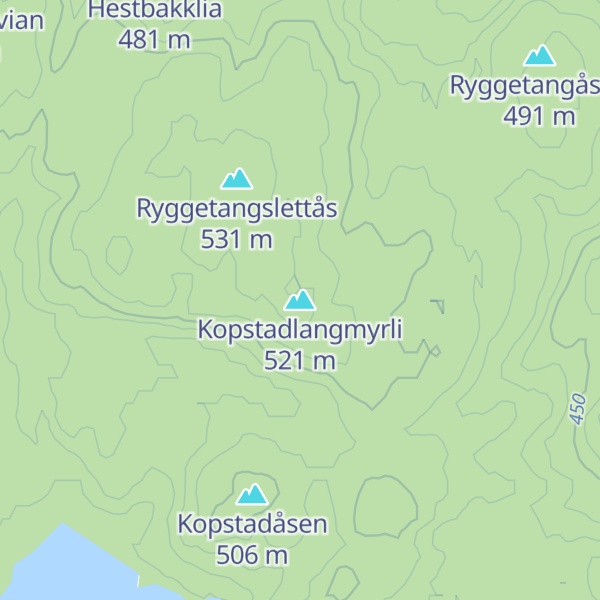 Map of Kopstadlangmyrli