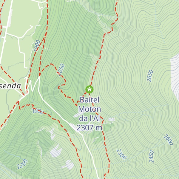 Map of Baitel Moton da l'Al