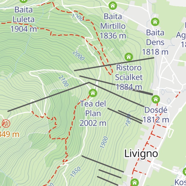Map of Tea del Plan