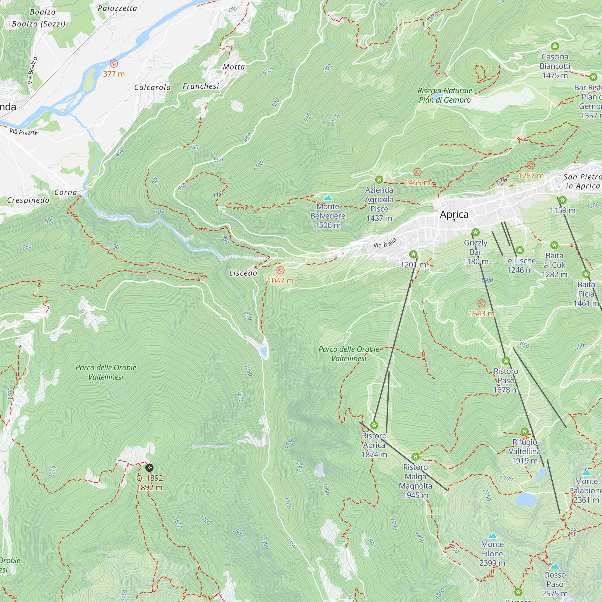 Famiglia Barbasch - Corna del Tana map