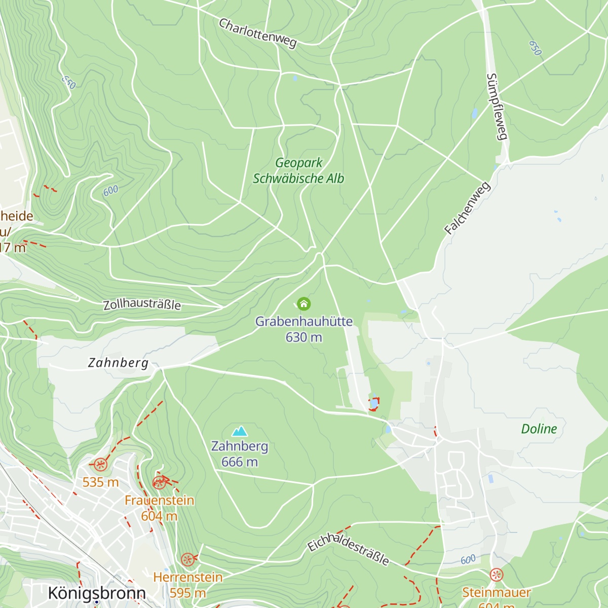 Grabenhauhütte map