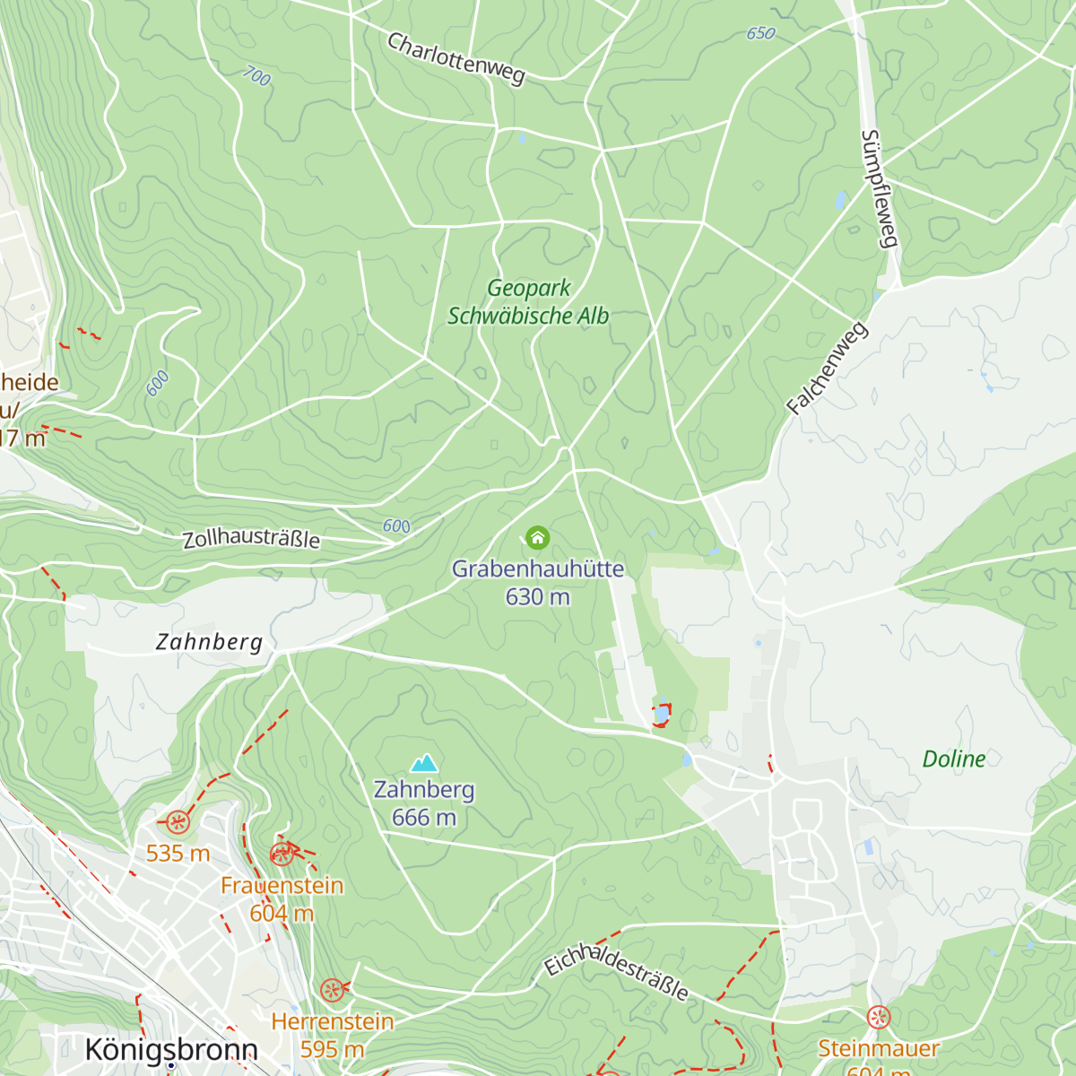 Grabenhauhütte map