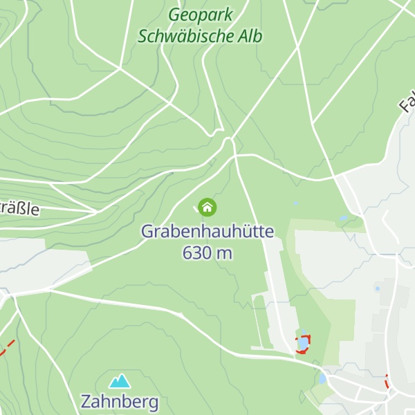 Map of Grabenhauhütte